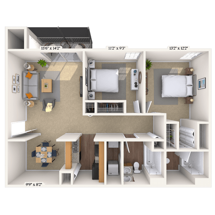 Floorplan image of unit 01141124