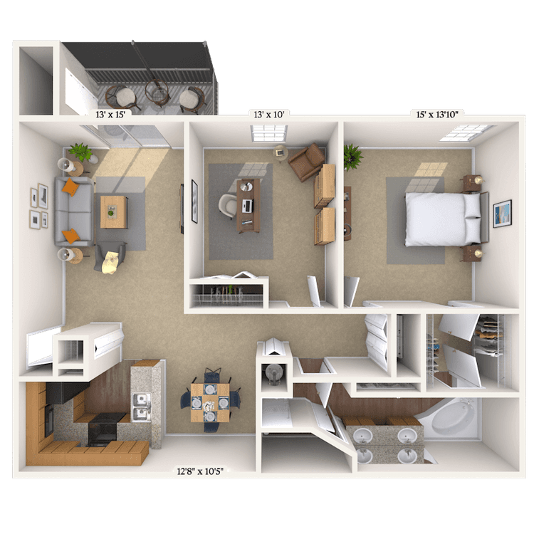 Floorplan image of unit 01150123