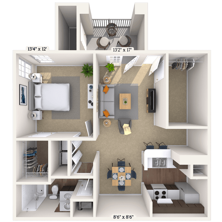 Floorplan image of unit 011409