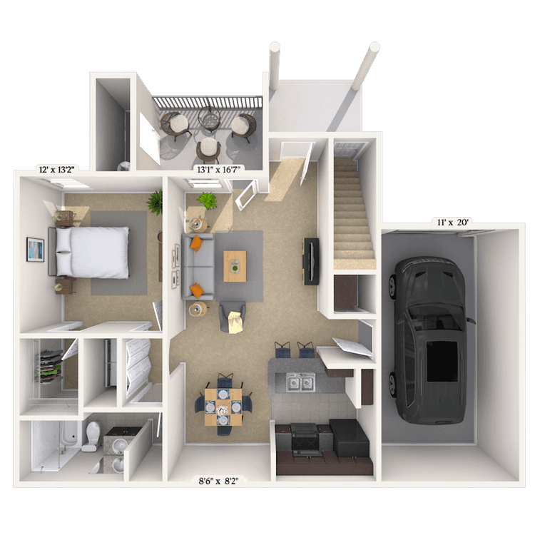 Floorplan image of unit 013908