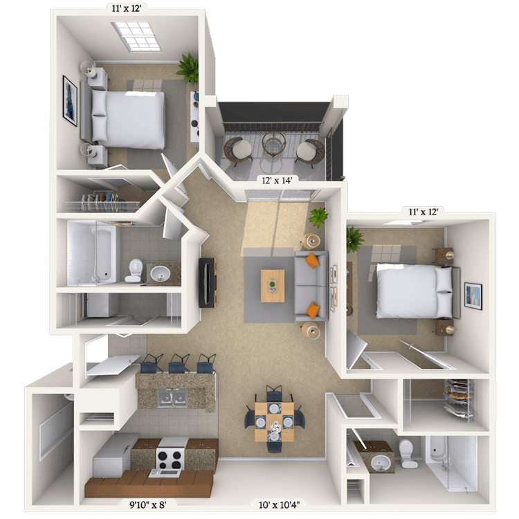Floorplan image of unit 0117202