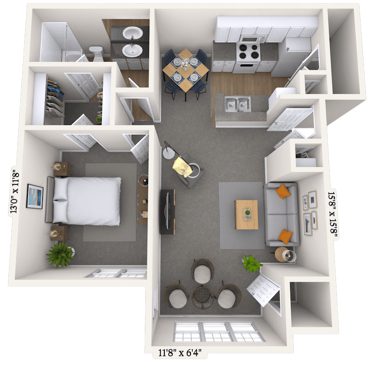 Floorplan image of unit 011100