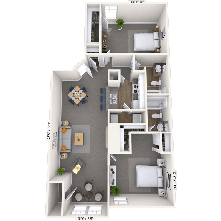 Floorplan image of unit 011053