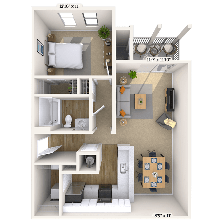Floorplan image of unit 060632
