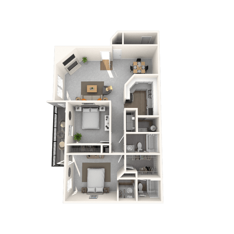 Floorplan image of unit 08814