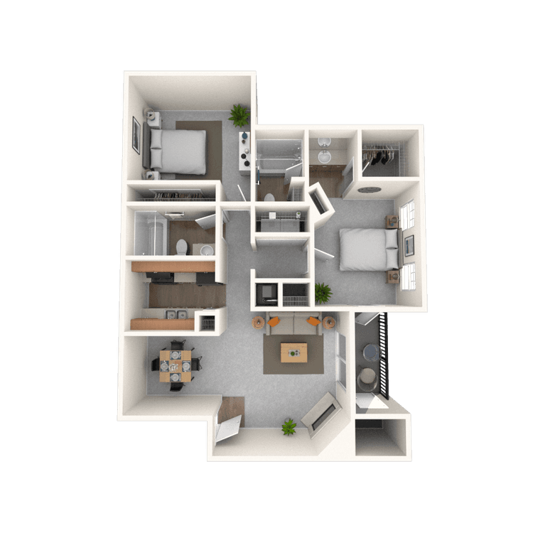 Floorplan image of unit 101024