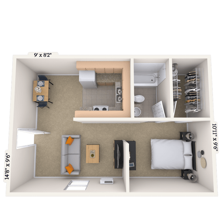 Floorplan image of unit 070721