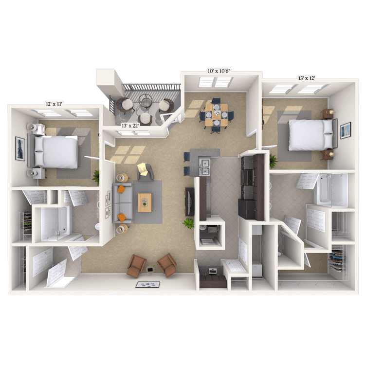 Floorplan image of unit 011211