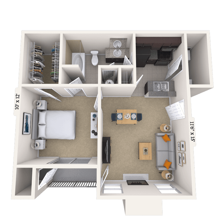 Floorplan image of unit 191912
