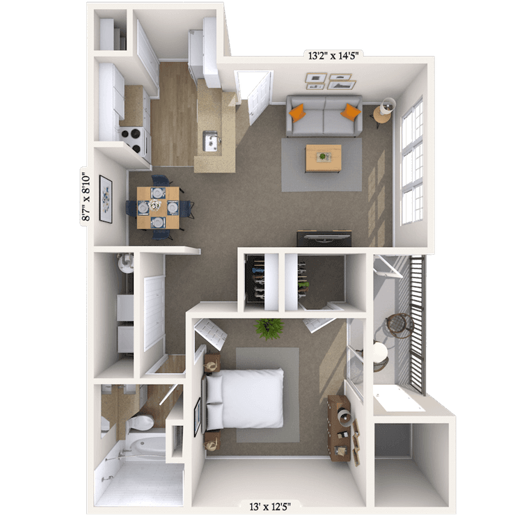 Floorplan image of unit 0212