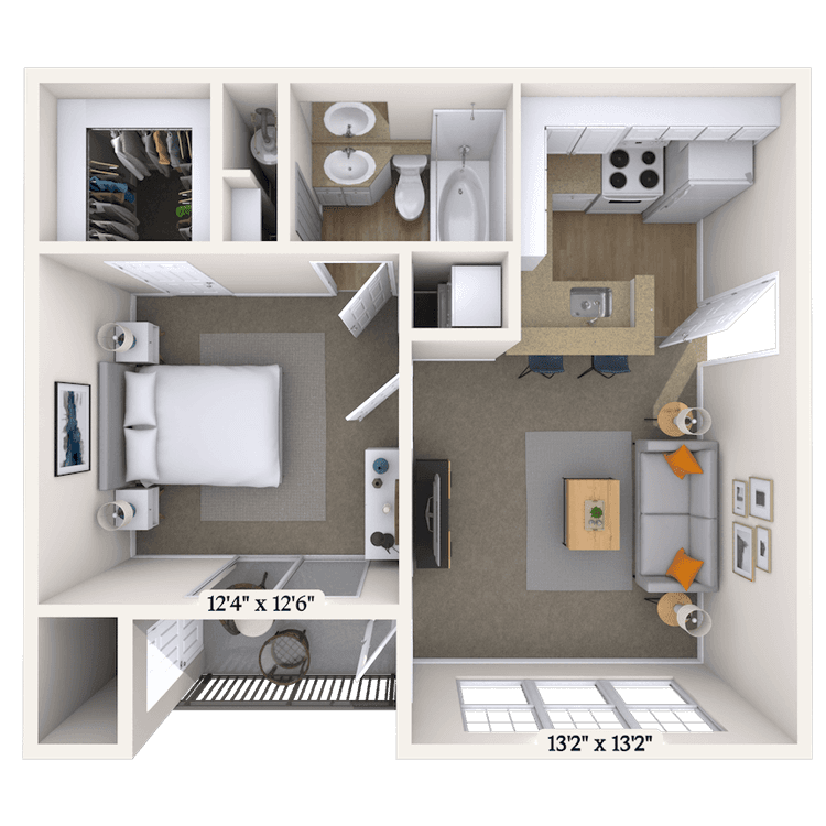 Floorplan image of unit 0303