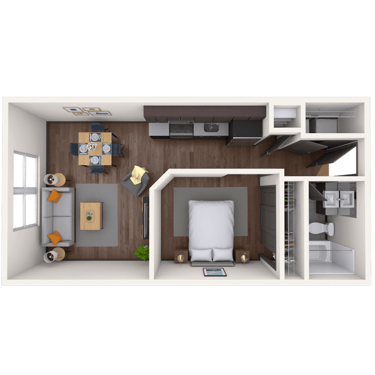 Floorplan image of unit 01435