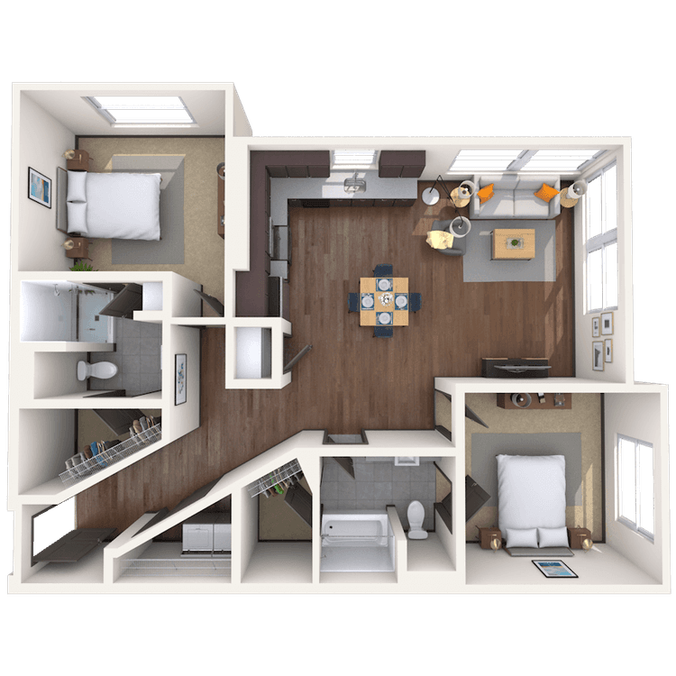 Floorplan image of unit 01459