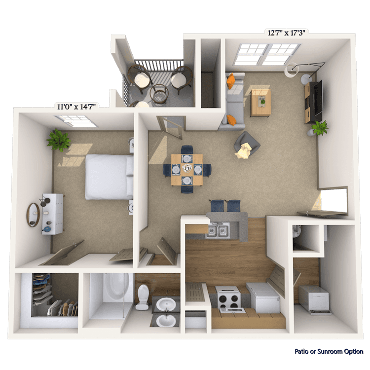 Floorplan image of unit 030314