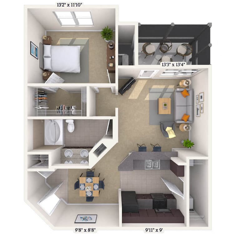 Floorplan image of unit 020232
