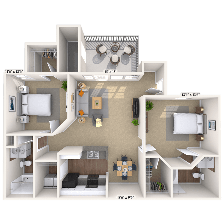 Floorplan image of unit 010820