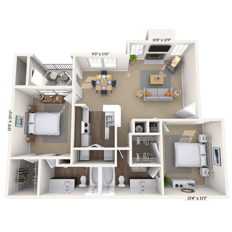 Floorplan image of unit 020310