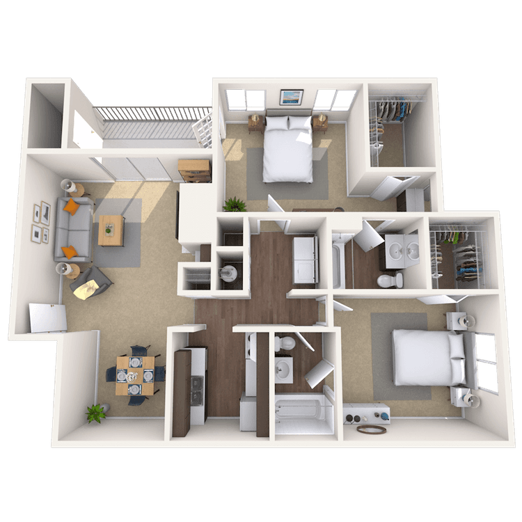 Floorplan image of unit 001038