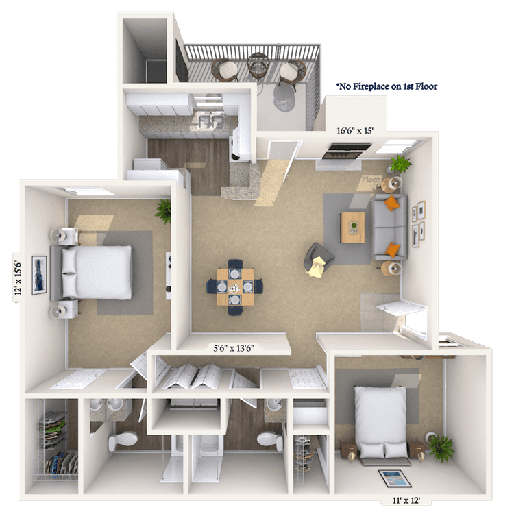 Floorplan image of unit 05512
