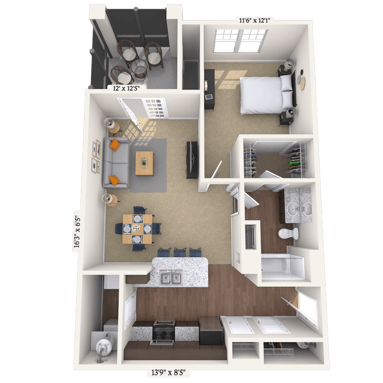 Floorplan image of unit HD200127