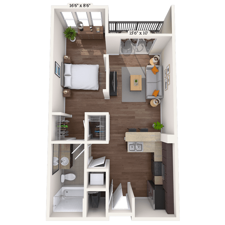 Floorplan image of unit 02552