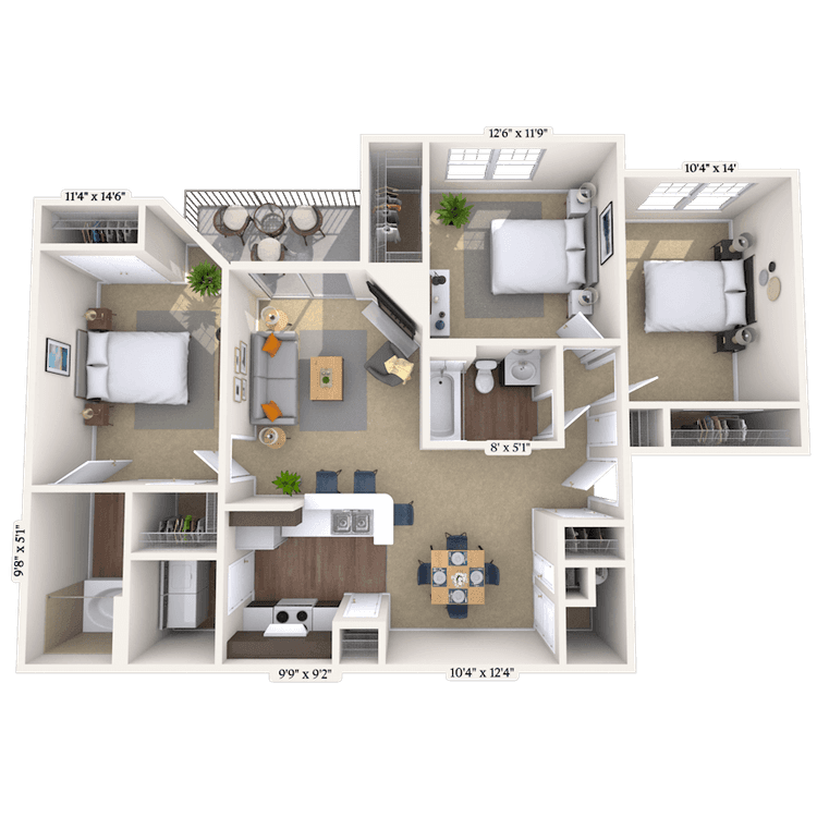 Floorplan image of unit 0808311