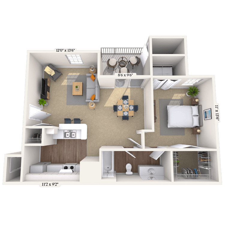 Floorplan image of unit 222217