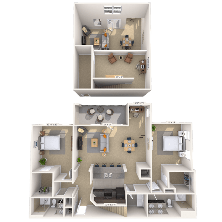 Floorplan image of unit 900307