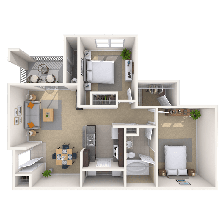 Floorplan image of unit 06201