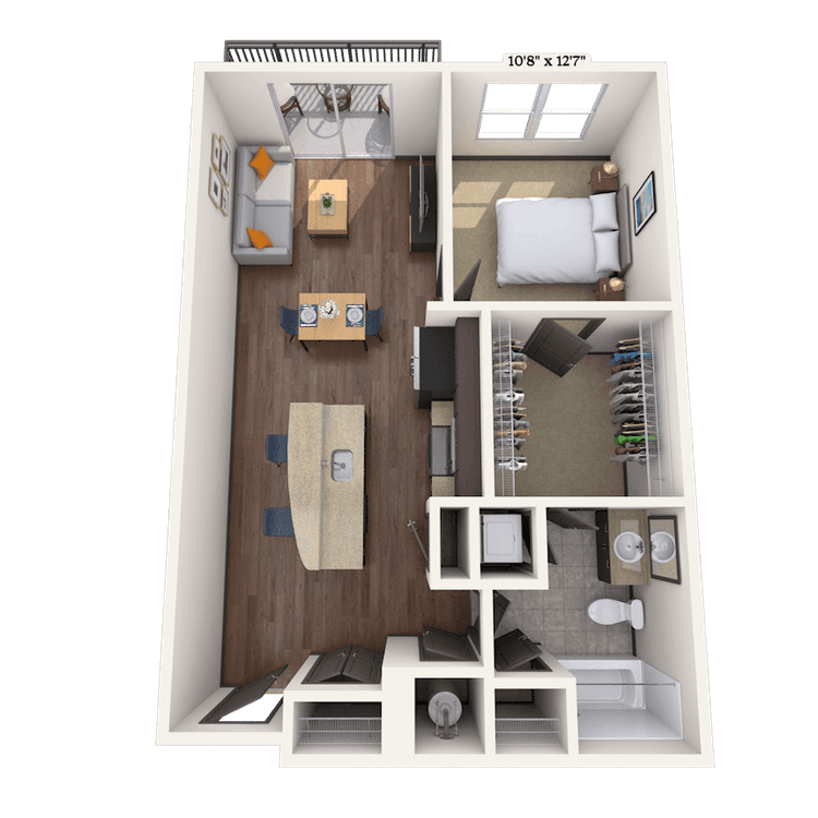 Floorplan image of unit 01622