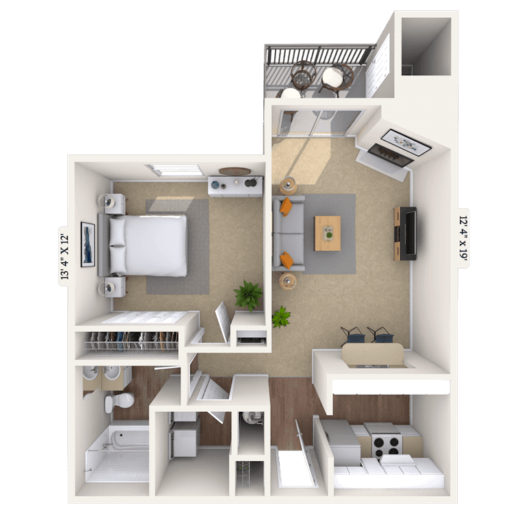Floorplan image of unit 021011G