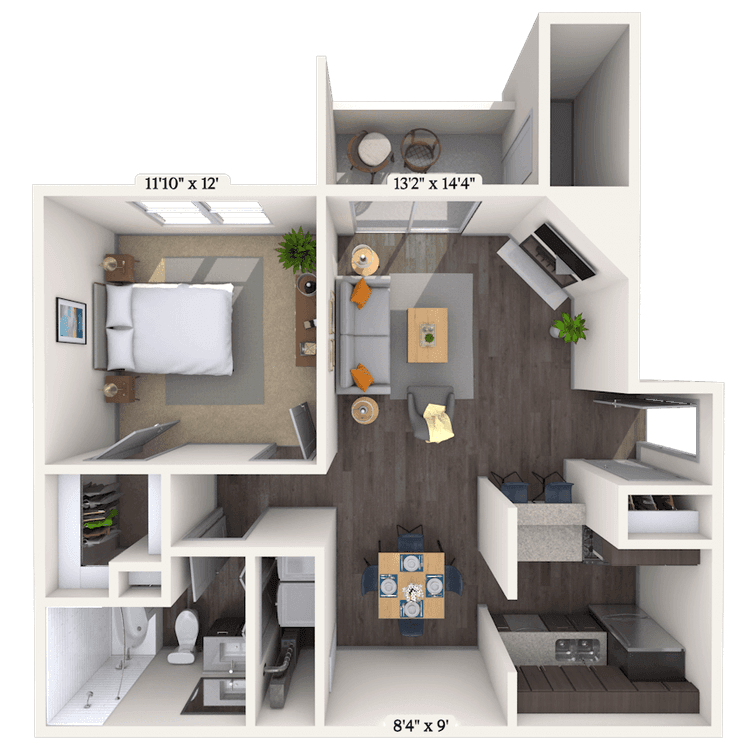 Floorplan image of unit 09901
