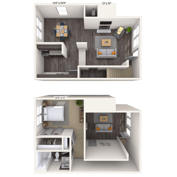 Floorplan image of unit 121201