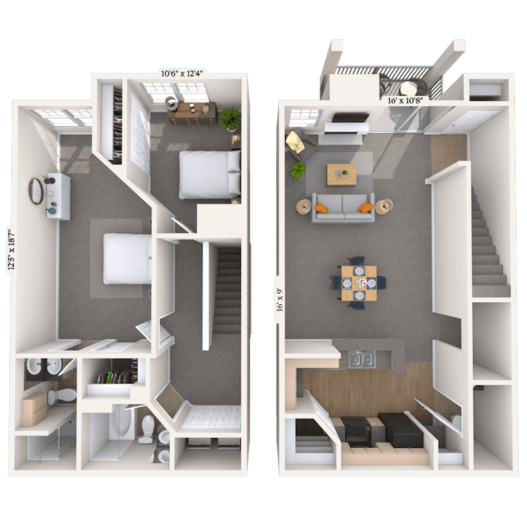 Floorplan image of unit 292903