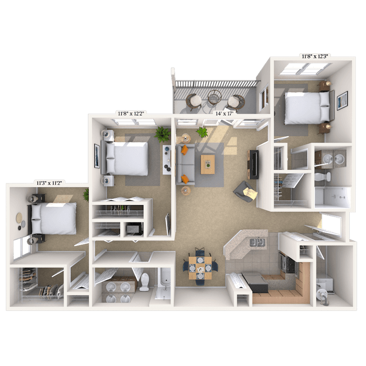 Floorplan image of unit 0808318