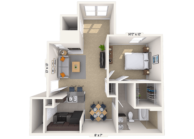 Floorplan image of unit 121212