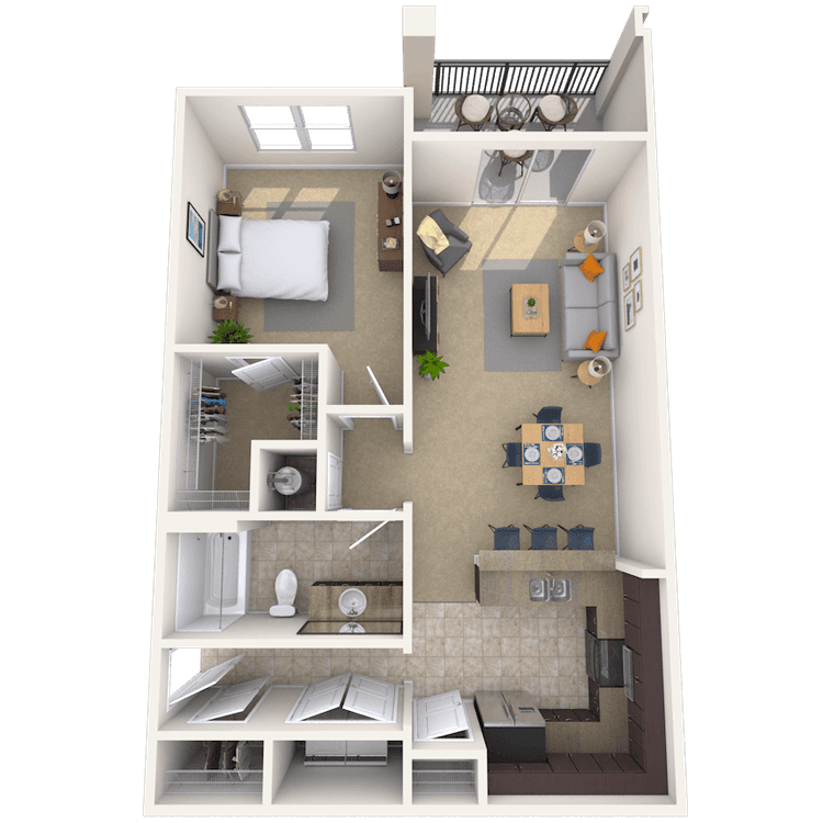 Floorplan image of unit 088204