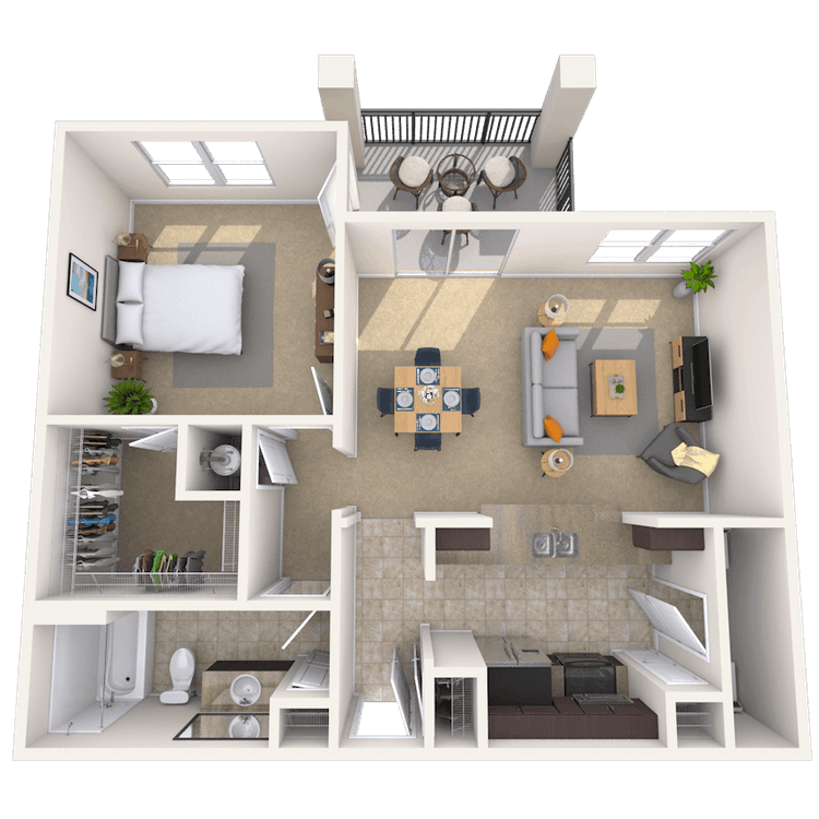 Floorplan image of unit 1010202