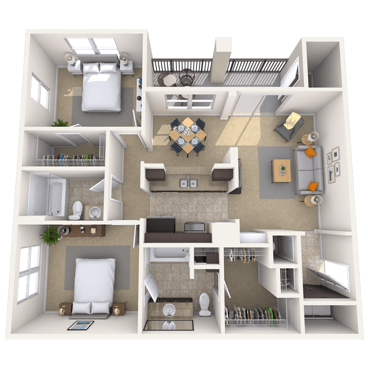 Floorplan image of unit 1414210