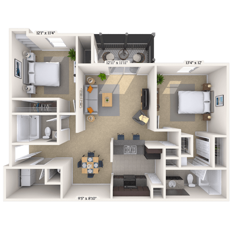 Floorplan image of unit BB202