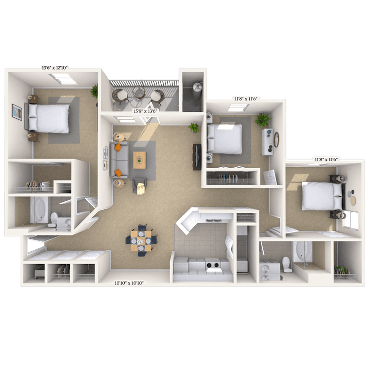 Floorplan image of unit 012000