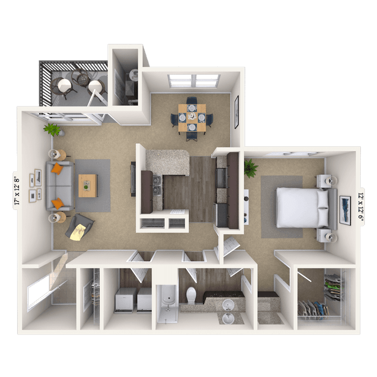 Floorplan image of unit 181807