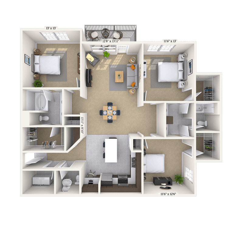 Floorplan image of unit 0808310