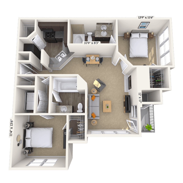 Floorplan image of unit 21356621