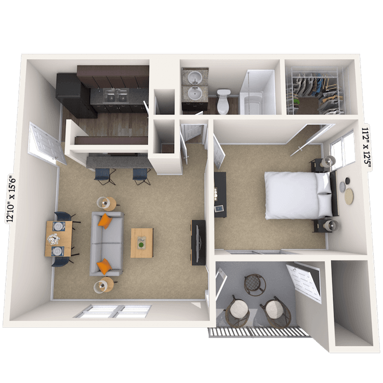 Floorplan image of unit 03836031