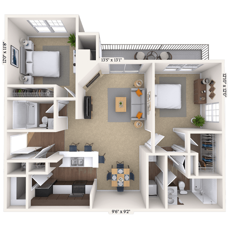 Floorplan image of unit 11140744