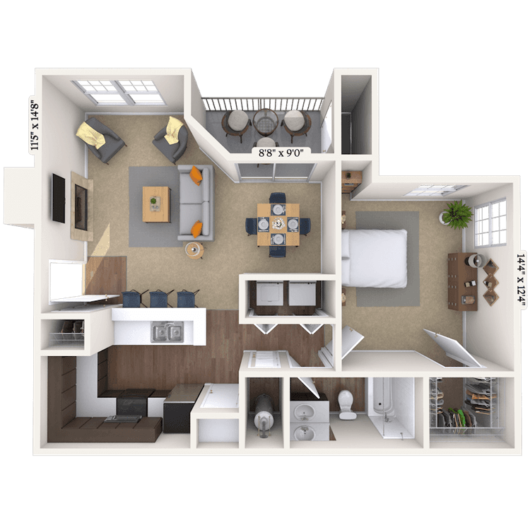 Floorplan image of unit 19796812