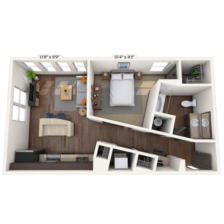 Floorplan image of unit 033129