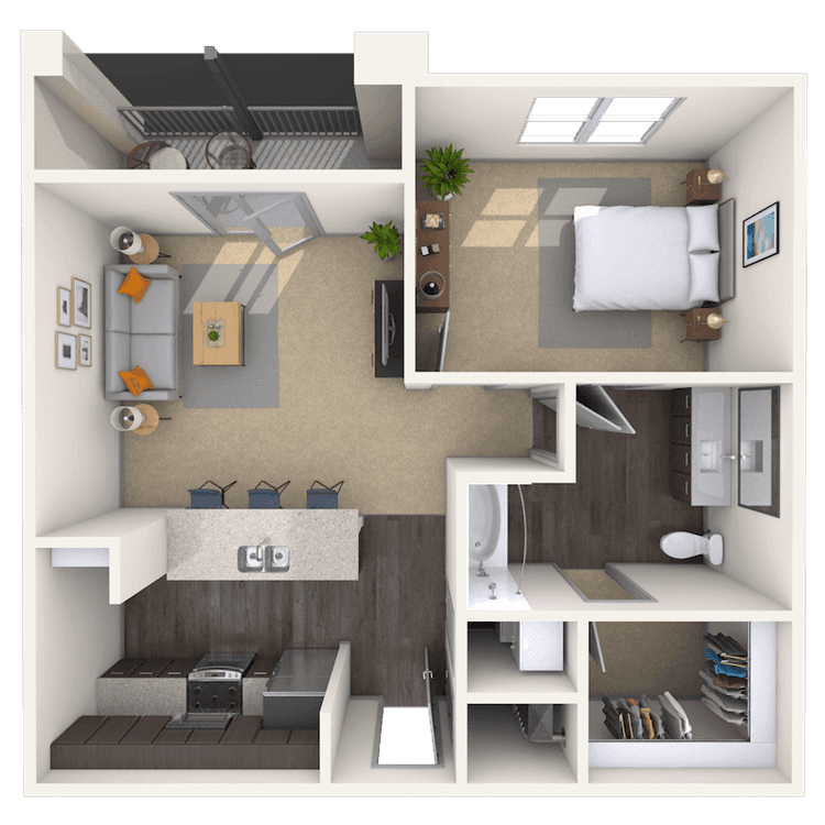 Floorplan image of unit 1475-111