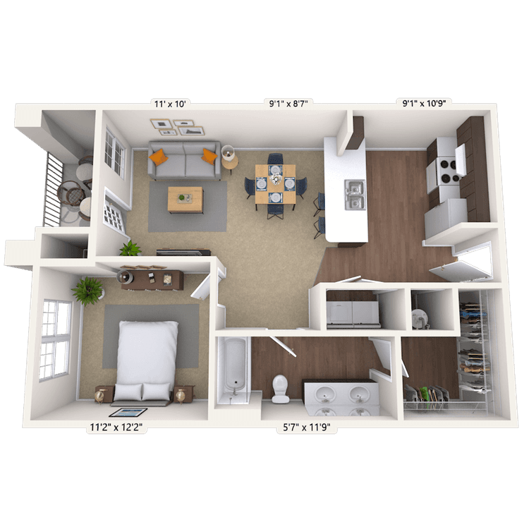 Floorplan image of unit II 24115132